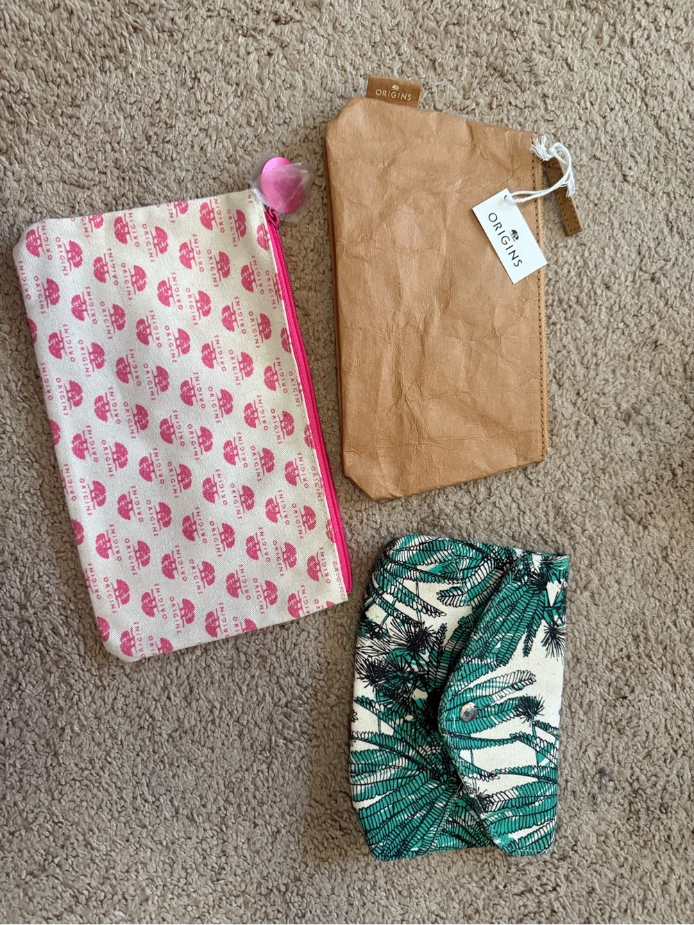 New Origins Make-up Bags